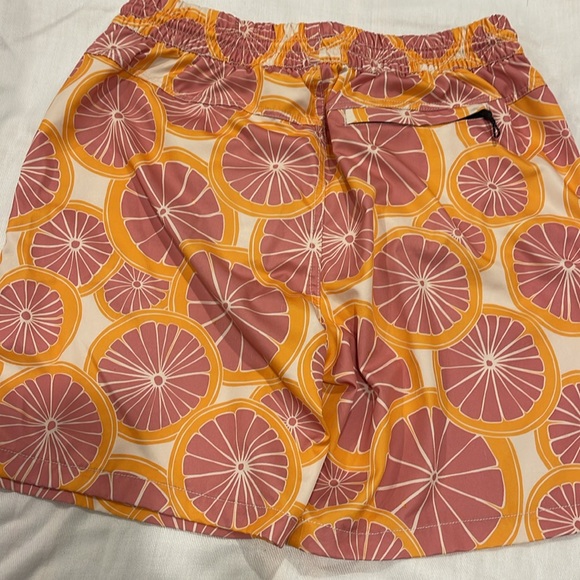 B0807 Sovereign CODE Trunks Orange Pink Board Shorts grape Fruit Slices LARGE - Picture 5 of 7